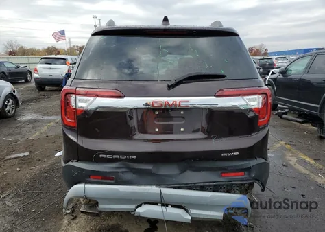 2021 GMC Acadia Slt из США, поврежденный, VIN 1GKKNULS4MZ192110